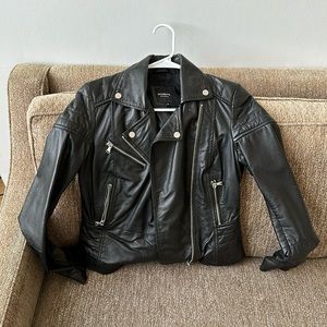 Barney’s Original Leather Biker Jacket
